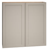 Diamond Express Jamestown 42-in W x 42-in H x 12-in D Cloud Gray Wall Fully Assembled Plywood Cabinet (Recessed Panel Shaker Door Style)