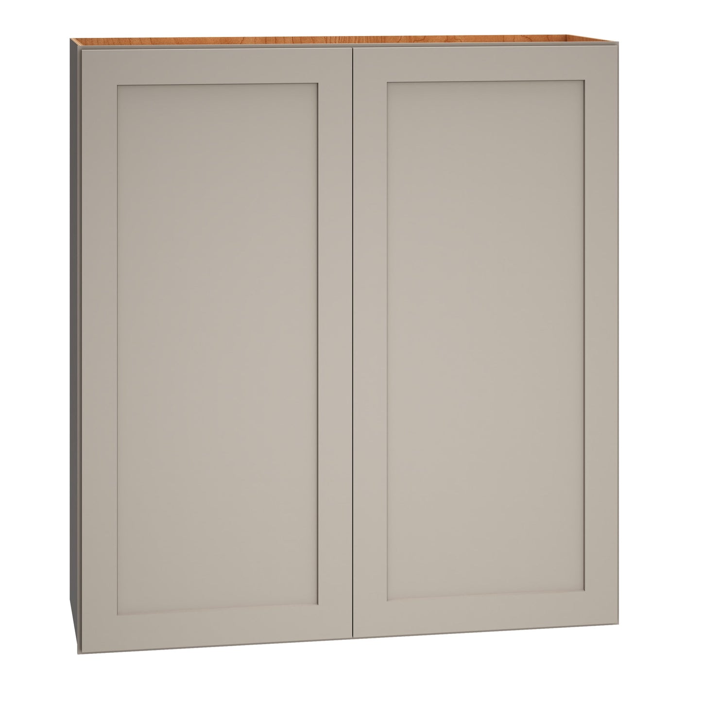 Diamond Express Jamestown 36-in W x 39-in H x 12-in D Cloud Gray Wall Fully Assembled Plywood Cabinet (Recessed Panel Shaker Door Style)