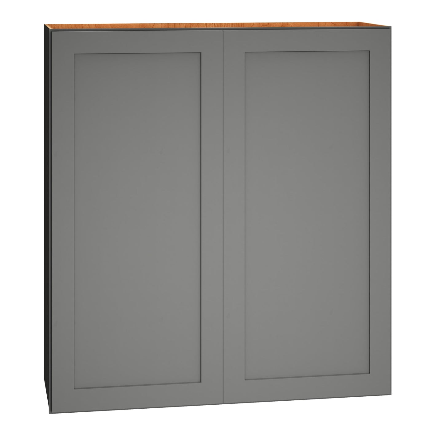 Diamond Express Jamestown 36-in W x 39-in H x 12-in D Moonstone Gray Wall Fully Assembled Plywood Cabinet (Recessed Panel Shaker Door Style)