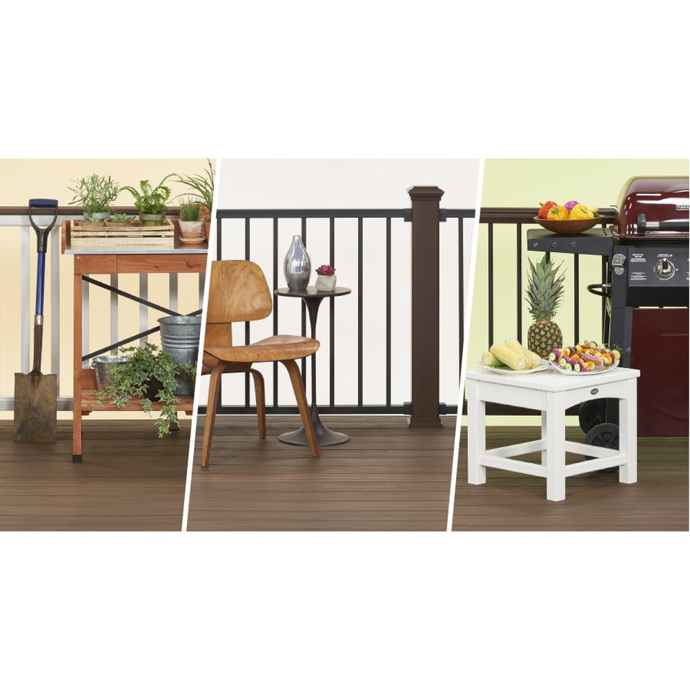 Trex Transcend 2-in x 6-in Spiced Rum Square Composite Deck Board (32-Pack)