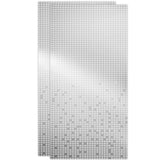 Everly 60 in. x 58-1/8 in. Traditional Semi-Frameless Sliding Bathtub Door in Nickel and 1/4 in. (6mm) Mozaic Glass - Super Arbor