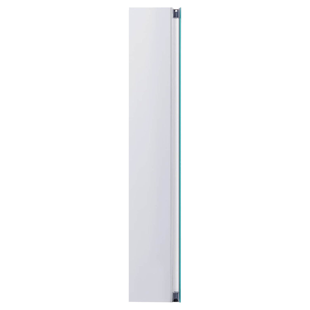 allen + roth Maximum Storage 15-in x 24-in Fog Free Surface Mount Silver Mirrored Soft Close Medicine Cabinet