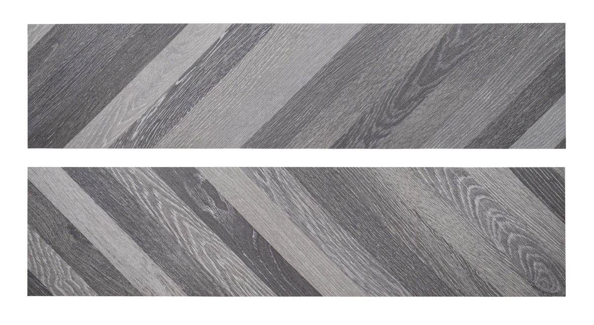 Lucida USA BaseCore Grey Chevron Gray 12-mil x 6-in W x 36-in L Waterproof Peel and Stick Vinyl Plank Flooring (54-sq ft/ Piece)