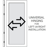 Pella Venetian 32-in x 81-in White Full-View Aluminum Storm Door