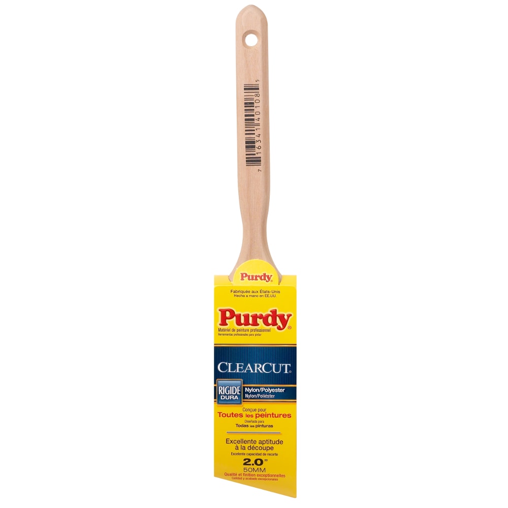 Purdy Clearcut Dale Nylon-Polyester Blend Angled 2-in Paint Brush