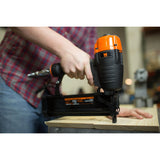 WEN Pneumatic 16-Gauge Straight Finish Nailer with Carrying Case, 3/4–2-1/2 in. Nails