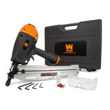 WEN 21-Degree Pneumatic Framing Nailer with Carrying Case, Model 61793