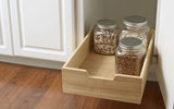 Style Selections 14-in W x 5.5-in H 1-Tier Pull Out Wood Cabinet Organizer