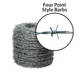 IRONRIDGE 1320-Feet 15.5-Gauge Steel Barbed Wire Fencing