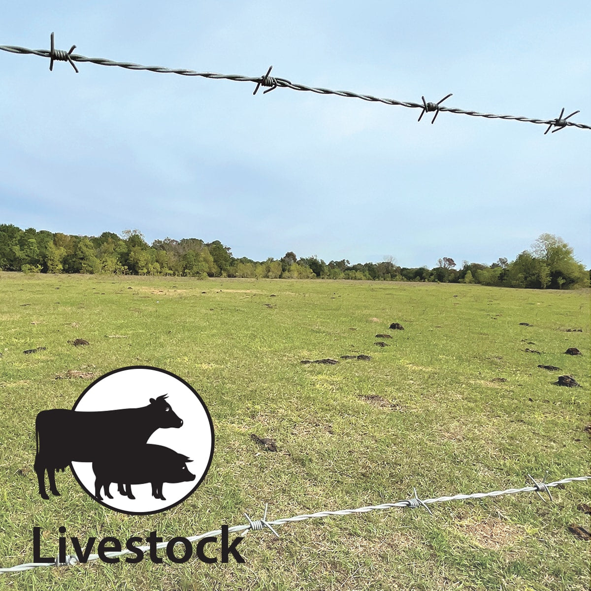 IRONRIDGE 1320-Feet 15.5-Gauge Steel Barbed Wire Fencing