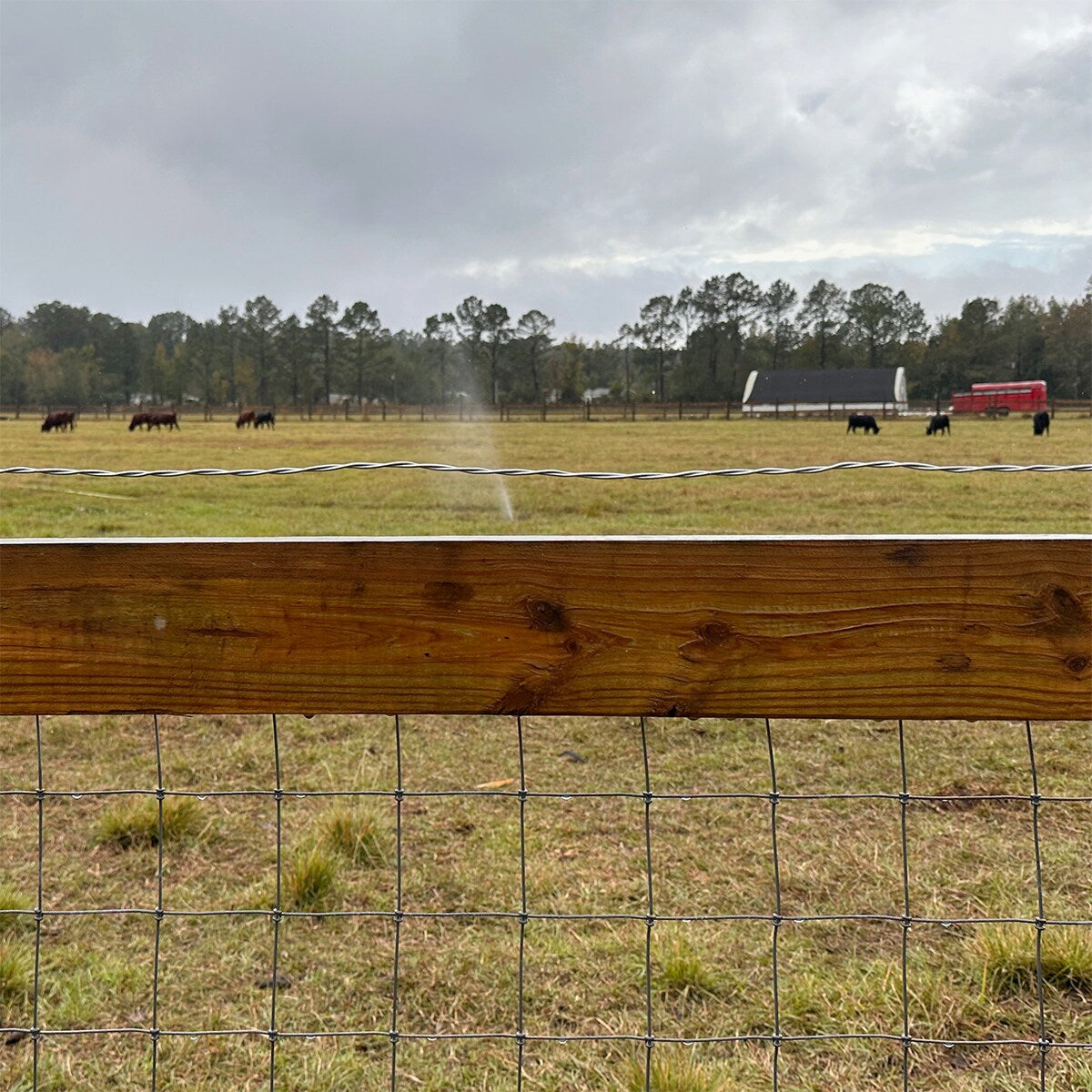 IRONRIDGE 1320-ft 12.5-Gauge Gray Galvanized Steel Barbless Wire Rolled Fencing