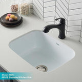 Kraus Oren Matte Black 1-Handle Deck-Mount Pull-Out Handle Kitchen Faucet