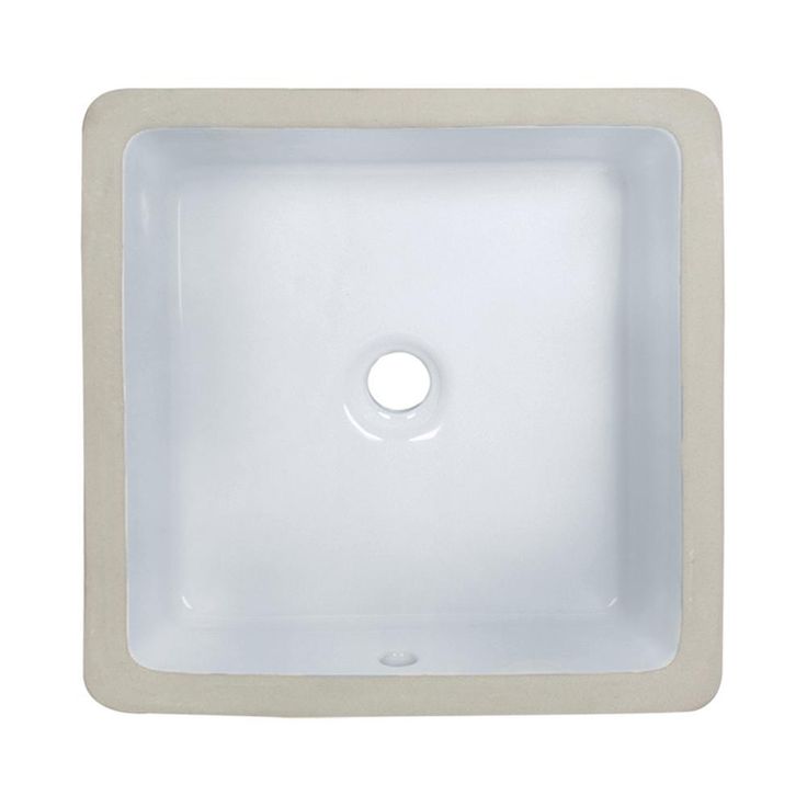 MR Direct Undermount Porcelain Bathroom Sink in White