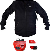 Milwaukee Women’s 2X-Large M12 12-Volt Lithium-Ion Cordless Black Heated Hoodie Kit with (1) 2.0 Ah Battery and Charger