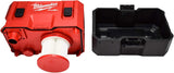Milwaukee M12 FUEL Cordless 1.6 Gal. Wet/Dry Vacuum with AIR-TIP 1-1/4 in. – 2-1/2 in. (2-Piece) Cross Brush & Crevice Kit