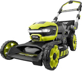 RYOBI 21 in. 40-Volt Brushless Lithium‑Ion Cordless SMART TREK Self‑Propelled Walk‑Behind Mower with 6.0Ah Battery and Charger