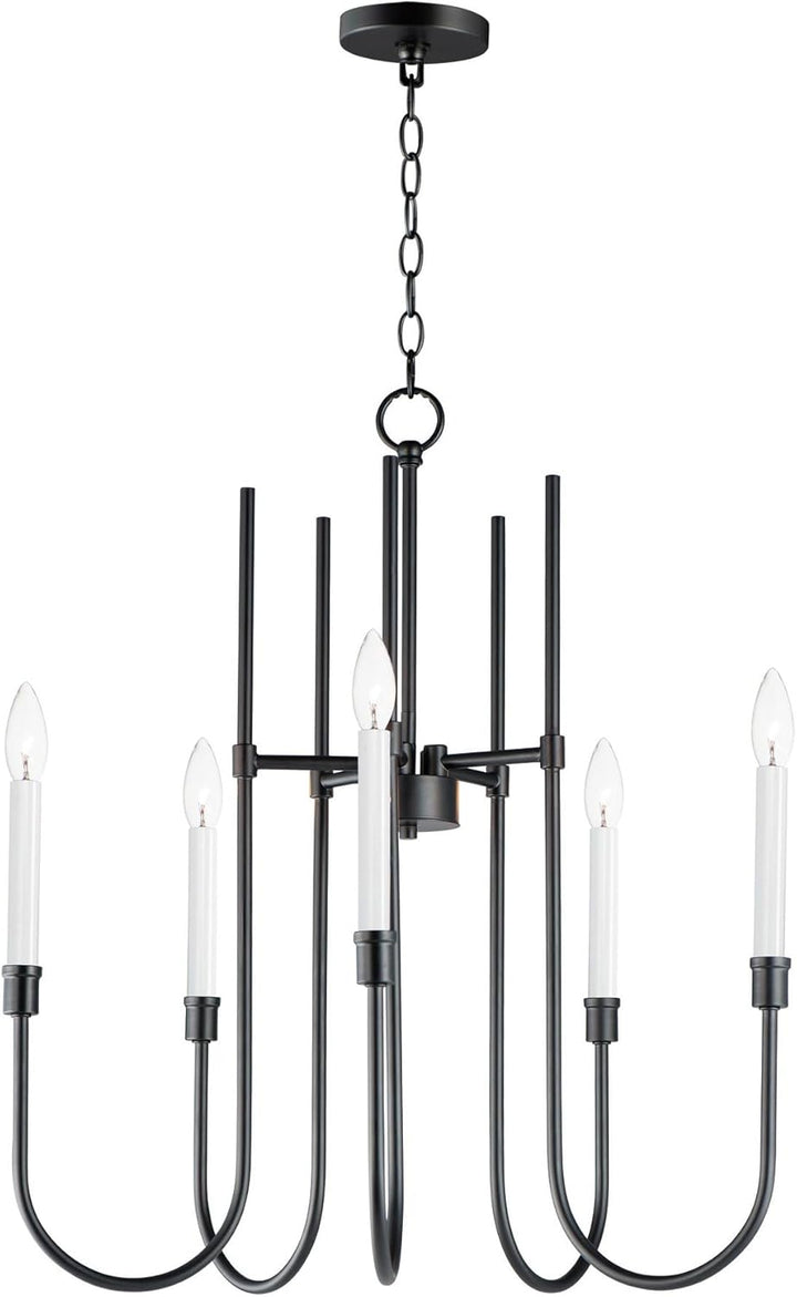 Maxim Lighting Tux 5-Light Black Chandelier