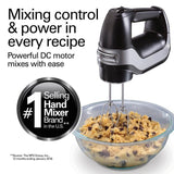 Professional 5-Speed Black Hand Mixer
