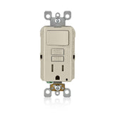 15 Amp 125-Volt Combo Self-Test Tamper-Resistant GFCI Outlet and Switch, White - Super Arbor