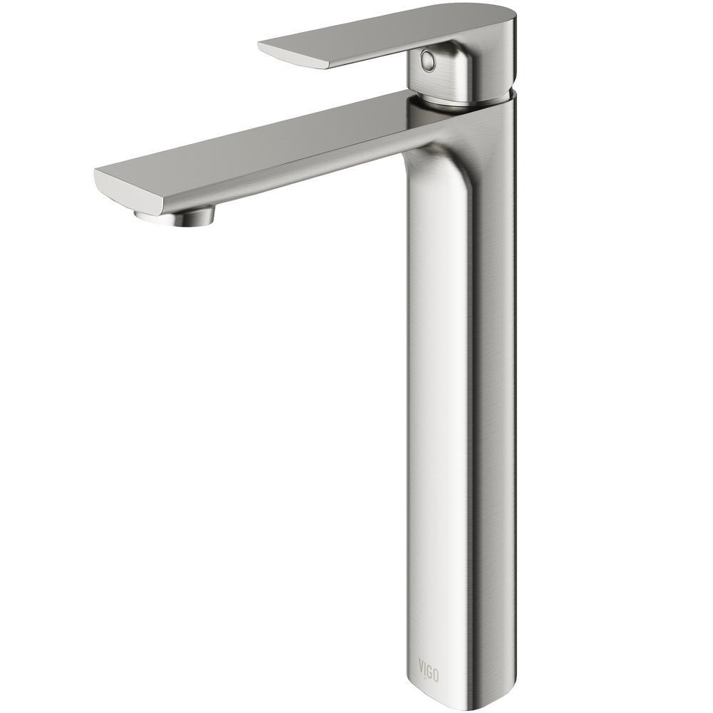 Norfolk Single Hole Single-Handle Vessel Bathroom Faucet in Matte Black - Super Arbor