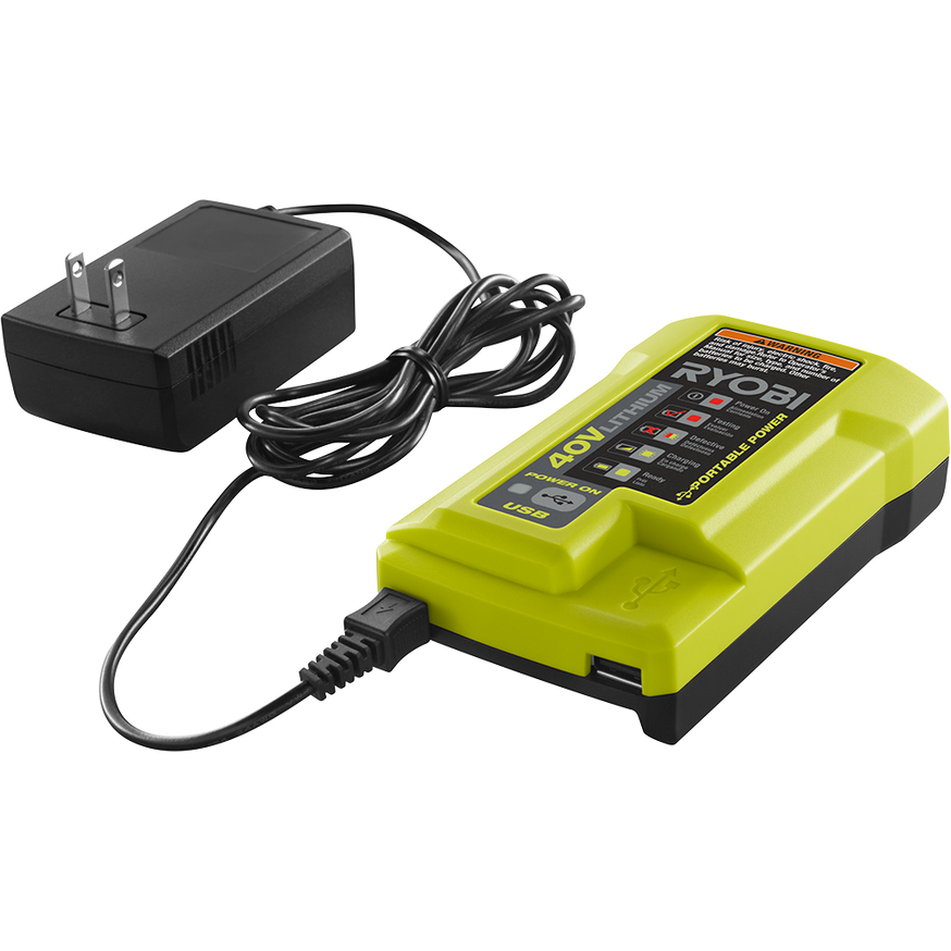 RYOBI 21 in. 40V Brushless Self-Propelled Cordless Lawn Mower with 7.5Ah Battery and Charger