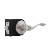 Balboa Satin Nickel Exterior Entry Door Lever - Super Arbor
