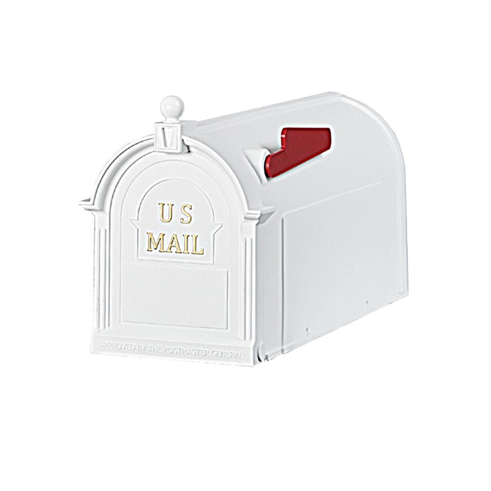 Ambrose Black Post Mount Mailbox - Super Arbor