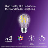 Philips 60-Watt Equivalent A15 Dimmable LED Light Bulb, Soft White, Ultra Definition, E26 Base, 750 Lumens (2-Pack)