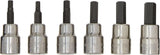 Craftsman SAE Hex Bit Socket Set, 6 pc, 3/8 in. Drive, Polished Chrome