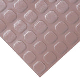 Rubber-Cal "Block-Grip" 4 ft. x 20 ft. Dark Gray Commercial PVC Flooring