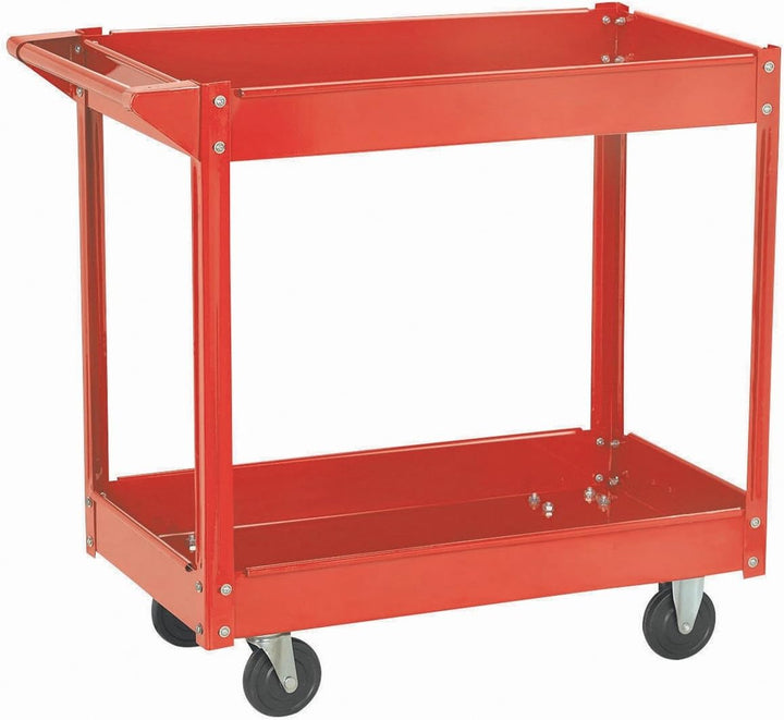 U.S. General 30 in. x 16 in. Two-Shelf Steel Service Cart