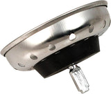 Keeney K22022 3.5-in Stainless Steel Rust-Resistant Sink Strainer Basket with Fixed Post