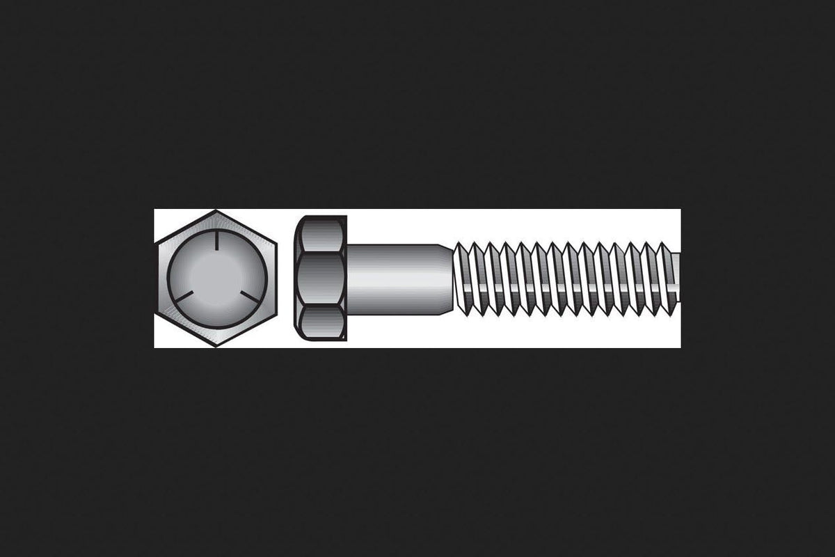 Hillman 1/4 in. Dia x 1 in. Length Heat-Treated Zinc Steel Hex Head Cap Screw, 100-Pack