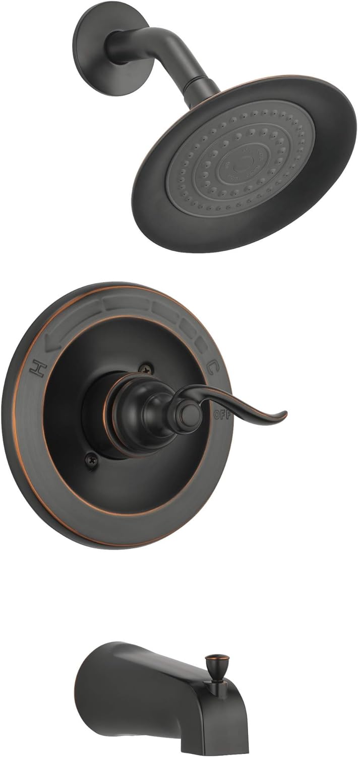 Delta Windemere Tub & Shower Trim Kit, Oil Rubbed Bronze, Single-Spray Head