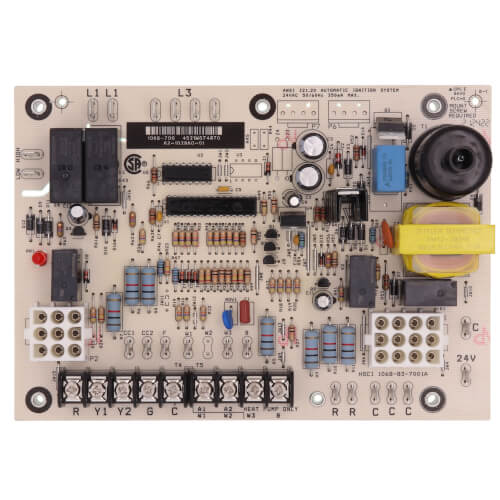 Rheem 62-102860-01 control board - front view (Product Type: Control Board)