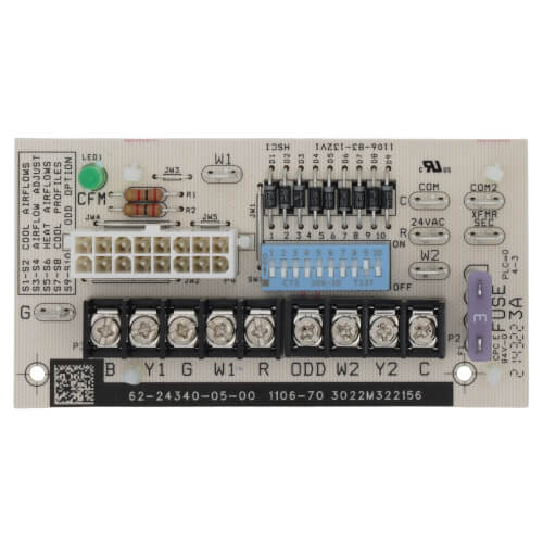 Rheem 62-24340-05 control board - front view (Product Type: Control Board)
