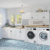 Project Source Cheyenne White 36-in W x 34.5-in H x 24.56-in D White 1-Drawer Base Ready To Assemble Cabinet (Raised Panel Square Style)