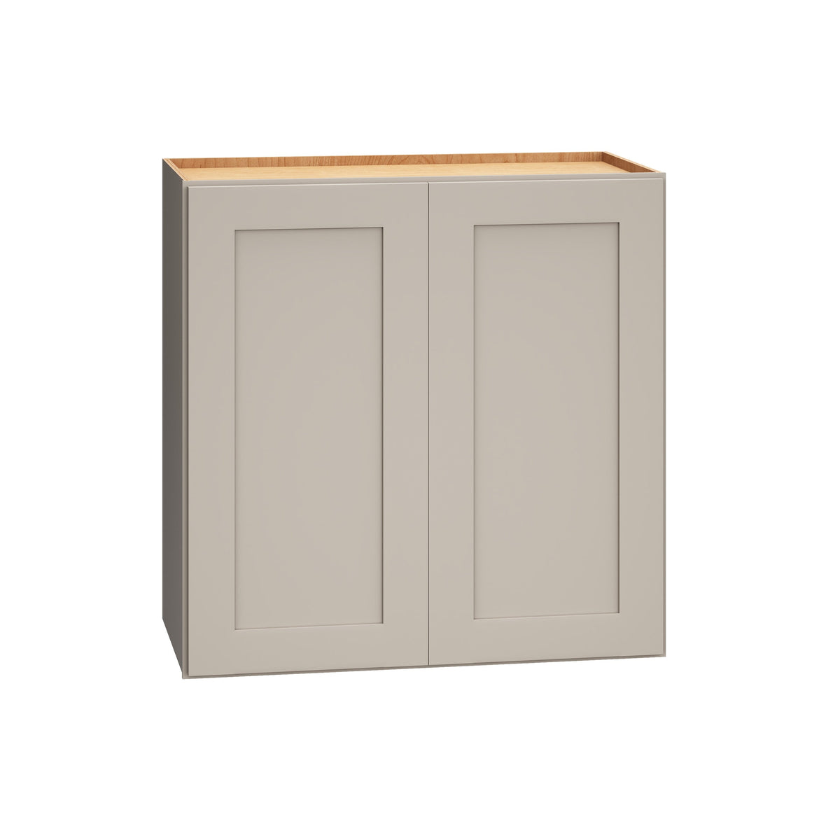 Diamond Express Jamestown 24-in W x 24-in H x 12-in D Cloud Gray Wall Fully Assembled Plywood Cabinet (Recessed Panel Shaker Door Style)