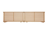 Zippity Outdoor Products WoodTek Vinyl Portable Puppy 2-ft H x 3.5-ft W Cedar Vinyl Flat-top Fence Panel (Unassembled)