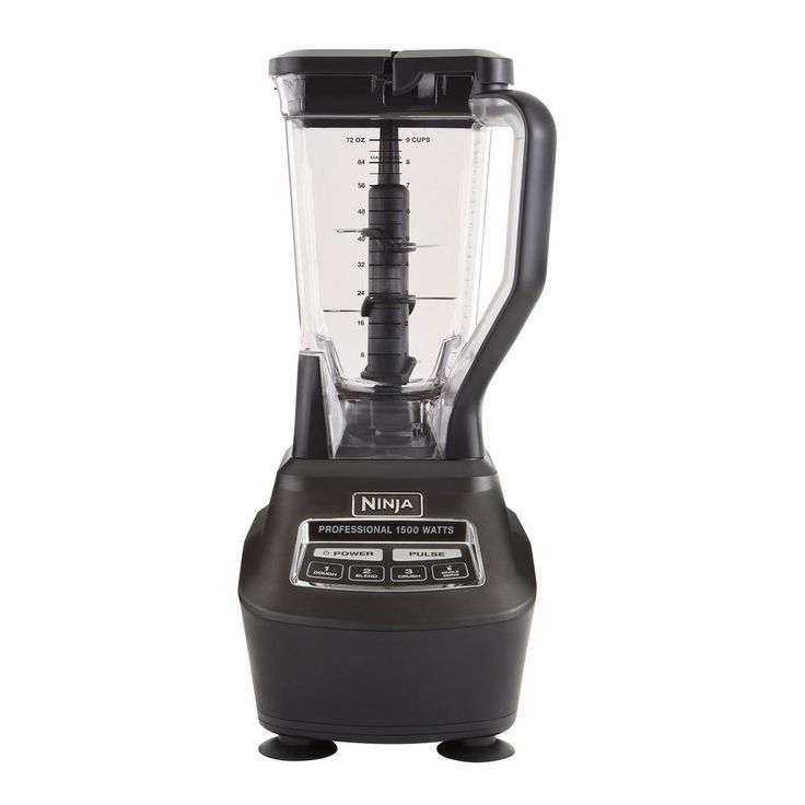 Mega Kitchen System 72 oz. 5-Speed Black Blender and Food Processor with Travel Cups