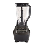 Mega Kitchen System 72 oz. 5-Speed Black Blender and Food Processor with Travel Cups