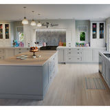 Hugo&Borg Rosemont 15-in W x 34.5-in H x 14-in D Glacier White 6-Drawer Base Fully Assembled Cabinet