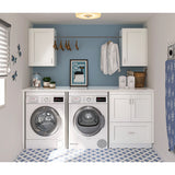 Hugo&Borg Jolie 15-in W x 34.5-in H x 21-in D Warm White 1-Drawer Base Fully Assembled Cabinet (Recessed Panel Shaker Style)