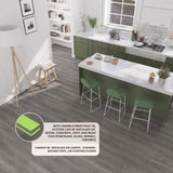 Lucida USA (Sample) MaxCore Pro Stormcloud Brown Wood Look 20-mil Waterproof Interlocking Luxury Vinyl Plank