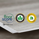 Lucida USA (Sample) MaxCore Pro Silverbar Gray Wood Look 20-mil Waterproof Interlocking Luxury Vinyl Plank