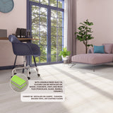 Lucida USA (Sample) MaxCore Pro Greige Gray Wood Look 20-mil Waterproof Interlocking Luxury Vinyl Plank