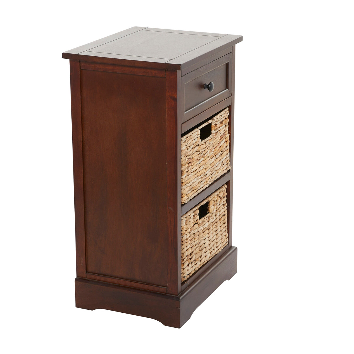 Grayson Lane Brown Matte Fir 1-Drawer Accent Chest