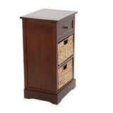 Grayson Lane Brown Matte Fir 1-Drawer Accent Chest