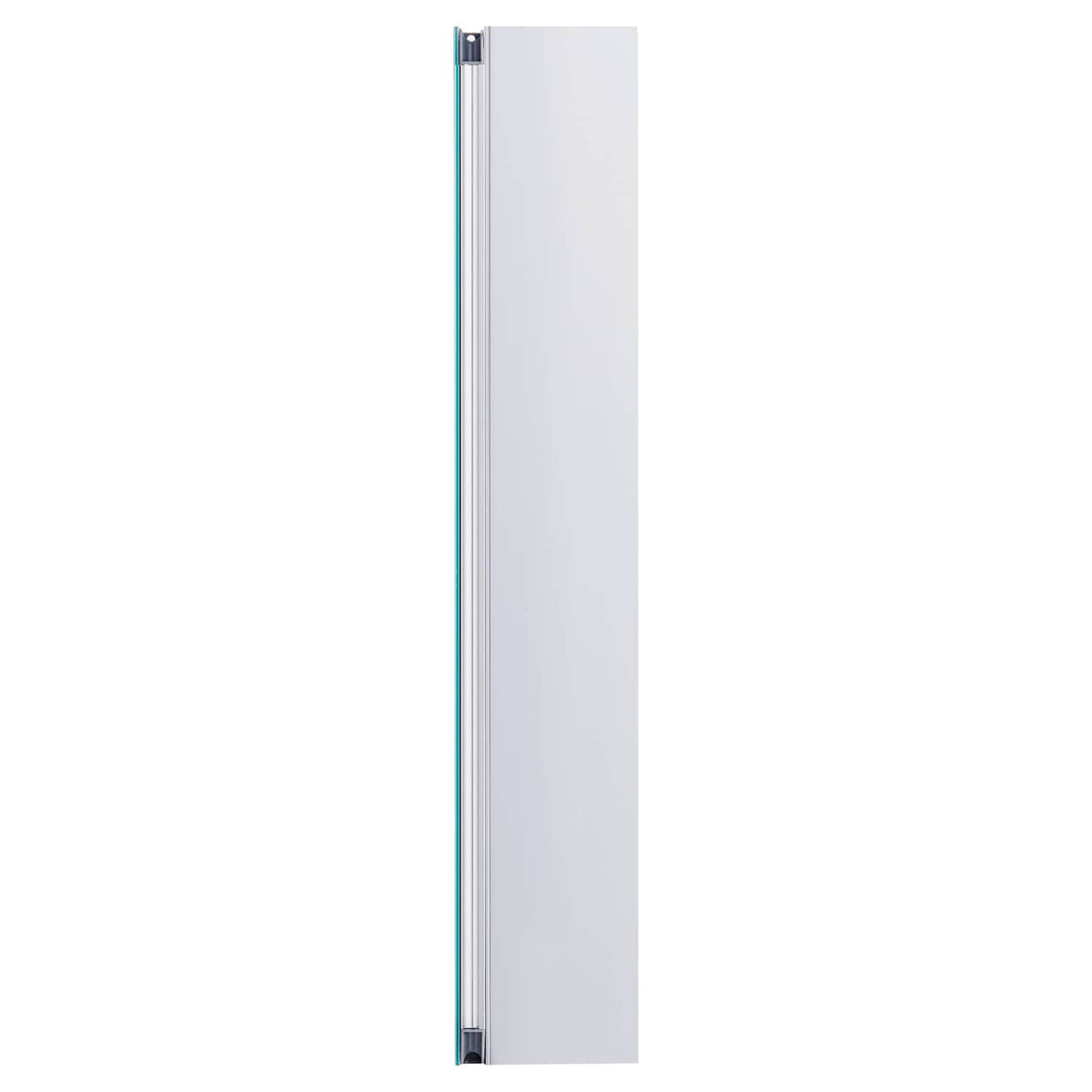 allen + roth Maximum Storage 15-in x 24-in Fog Free Surface Mount Silver Mirrored Soft Close Medicine Cabinet