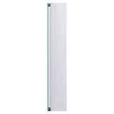 allen + roth Maximum Storage 15-in x 24-in Fog Free Surface Mount Silver Mirrored Soft Close Medicine Cabinet